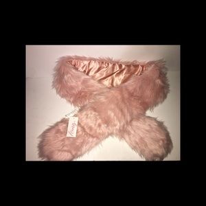 Faux Fur Scarf Fluffy Winter Warm Shawl Wrap Stole